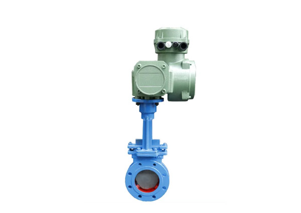 Double flanged knife gate valve