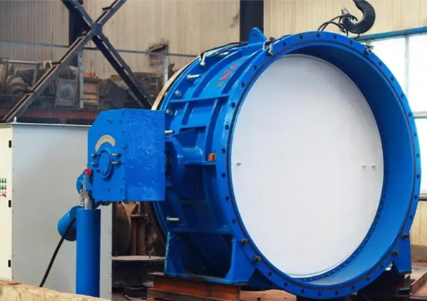 Turbine Inlet Hydraulic Counterweight Butterfly Valve